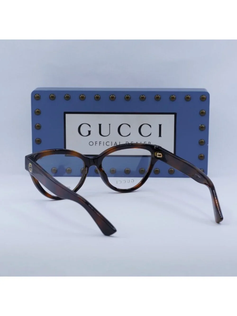 Gucci GG1581O 002 Cat Eye Eyeglasses 55mm - Havana